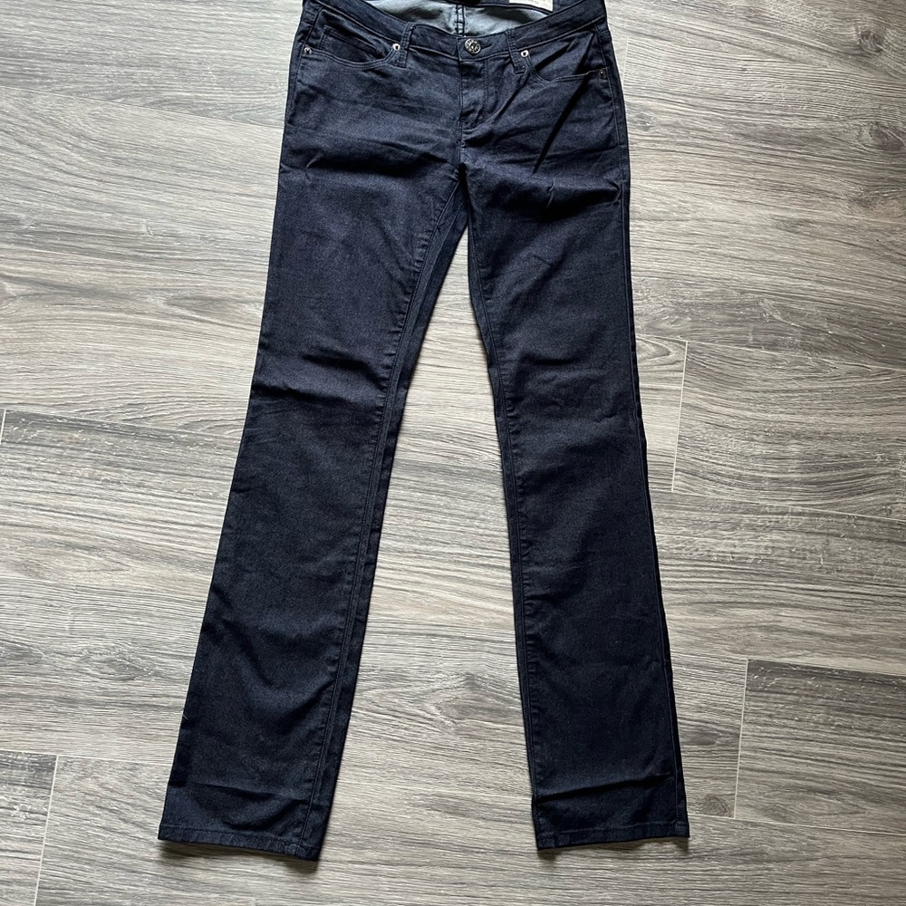 Women's Dark Blue Straight-Leg Jeans